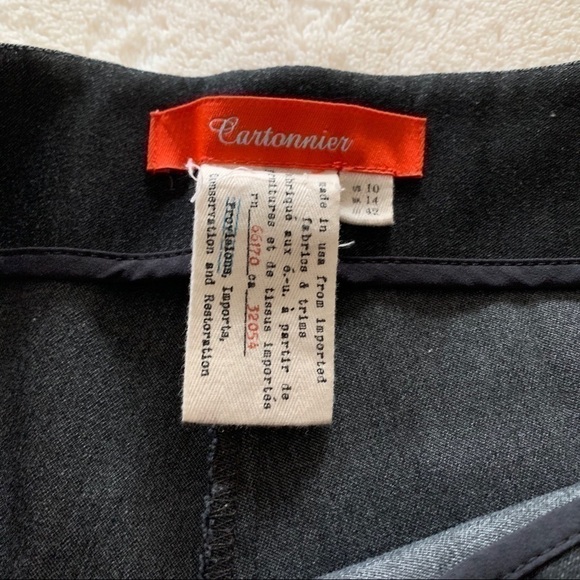 CARTONNIER Anthro Straight Leg Ankle Pant Size 10 - Picture 6 of 7